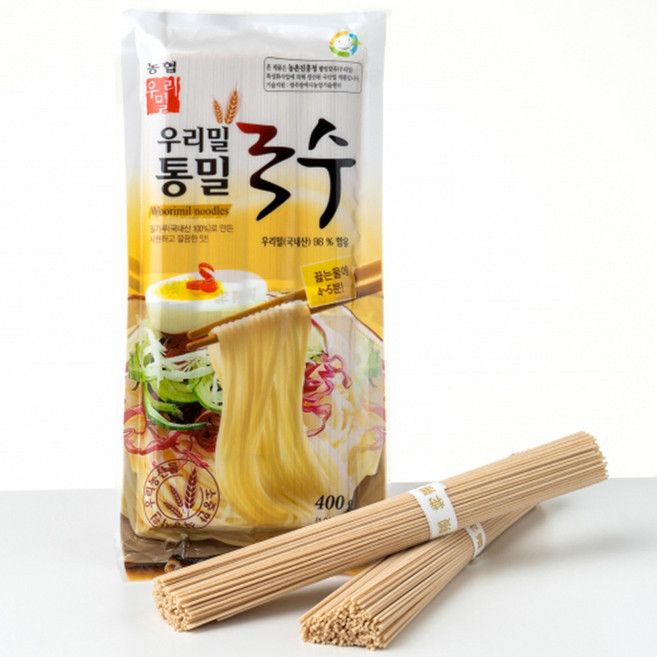 우리밀농협 통밀국수 (400g), 400g, 6개