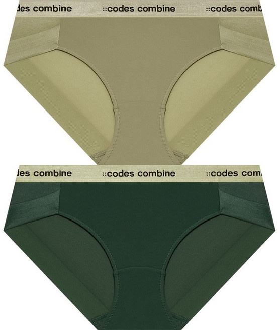 코데즈컴바인 이너웨어 베이직여성햄팬티 2종CEWBP961KHDGR 281160