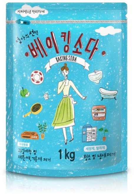 엄마의선택 베이킹소다, 1kg, 2개