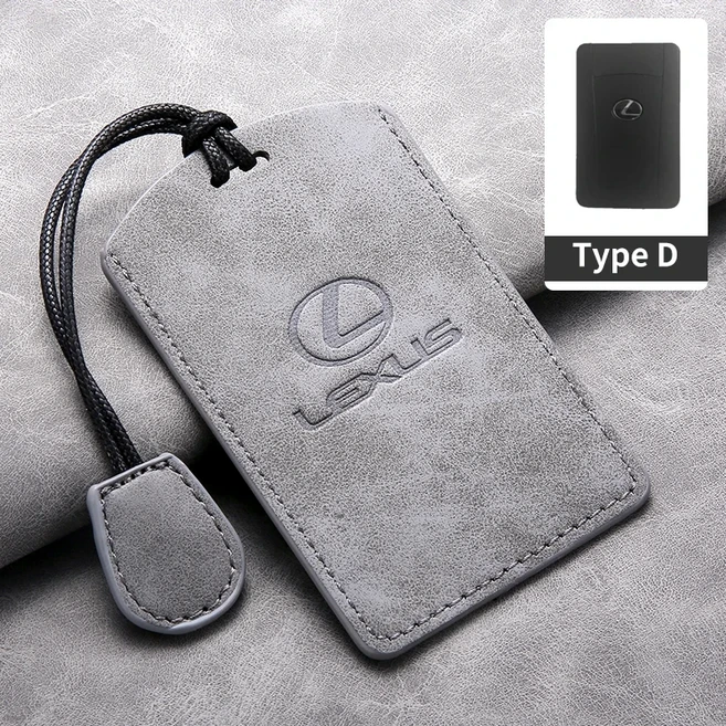 자동차 카드 스마트 원격 제어 키 케이스 커버 보호대 홀더 쉘 Lexus F 스포츠 ES LM NX 액세서리, 03 E-grey keyring