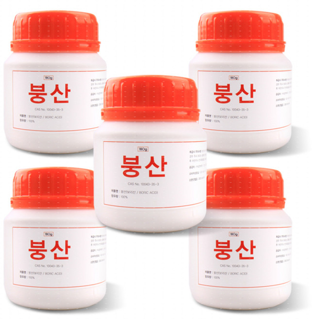 삼현제약 붕산 180g 바퀴벌레퇴치 소독, 5개입, 5개