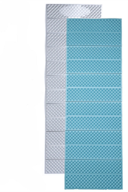 OWG 輕量鍍膜蛋巢睡墊 登山睡墊 泡棉睡墊, XPE款-蘇打藍(R值-2.1)