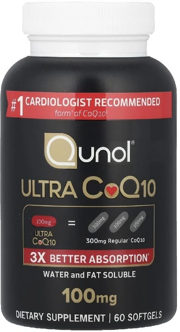 퀴놀 울트라 CoQ10 100mg 60소프트젤, 1개, 60정 - 쿠팡