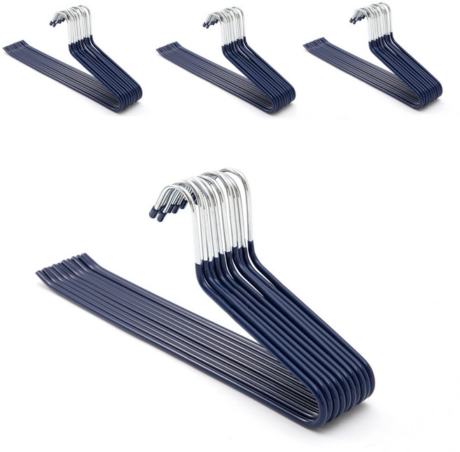 메르카 논슬립 바지걸이, 40개, 네이비