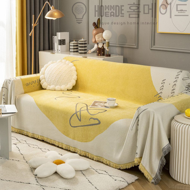 홈메이드 북유럽 쇼파커버 사계절 소파패드 카우치 소파덮개 19번, 1개