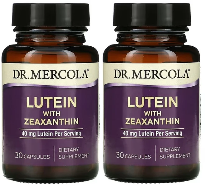닥터 머콜라 루테인 및 제아잔틴 40mg 캡슐 30정, 2팩 - 쿠팡