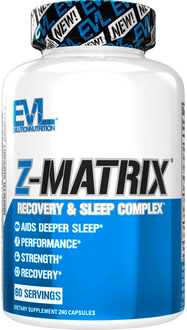 EVLUTIONNUTRITION Z-매트릭스 리커버리 & 슬립 컴플렉스 캡슐, 240정, 1개