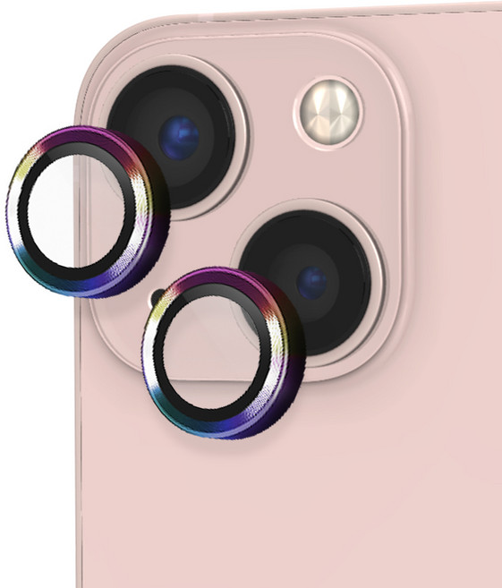 인트그로 카메라 보호 메탈 링 강화유리, 1개