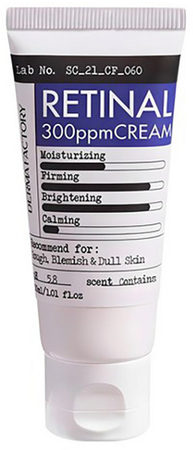 【官方授權】Derma Factory 300ppm高濃度A醛抗老晚霜 30ml 1支, 1件