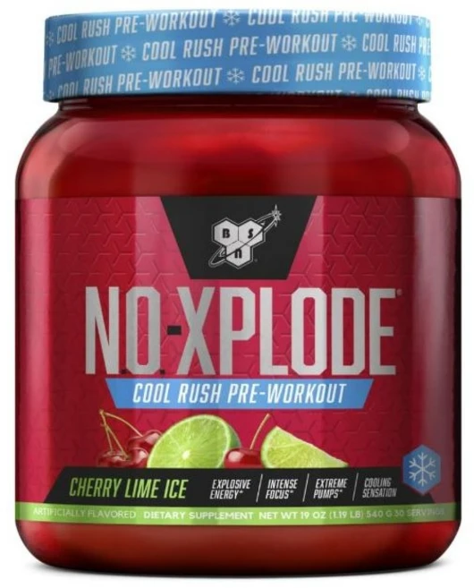 BSN N.O.-XPLODE 프리워크아웃 30서빙 크레아틴 베타알라닌 체리라임아이스 운동전 부스터 파우더, 540g, 1개 - 쿠팡