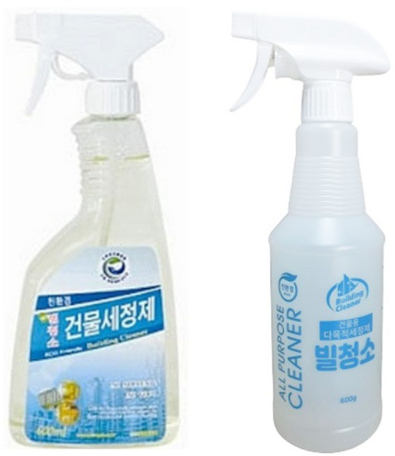 빌청소 600ml 건물 친환경 다목적세정제 빌딩 외벽 계단 바닥 찌든때 얼룩제거 중성세제, 1개