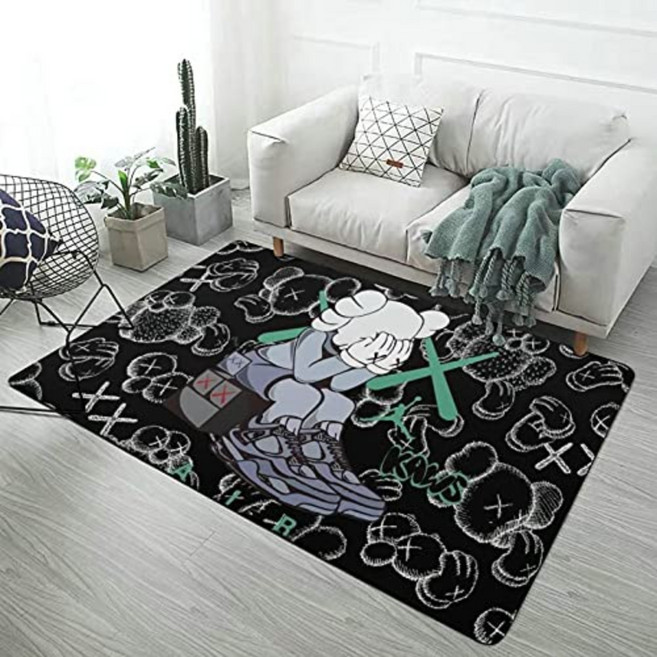 Kaws 러그 매트 카펫 매트 러그 150*100 cm 항균 방취 미끄럼 방지