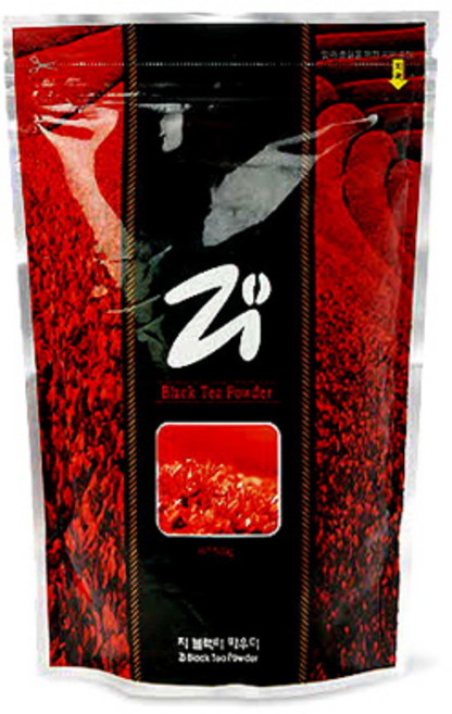 지 그린티 파우더 블랙티 500g, 1개입, 1개