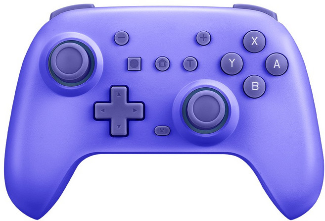 게임기 컨트롤러 [호환] Nintendo Switch/OLED/Lite/Steam/Android 게임 패드 용 RGB 무선 터보 기능이있는 PC 조이스틱 조이패드 제어, With Retail Box, Purple, 1개