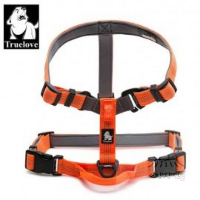우노구나 트루러브 TLH6171 하네스 (오렌지) 대형견가슴줄, L