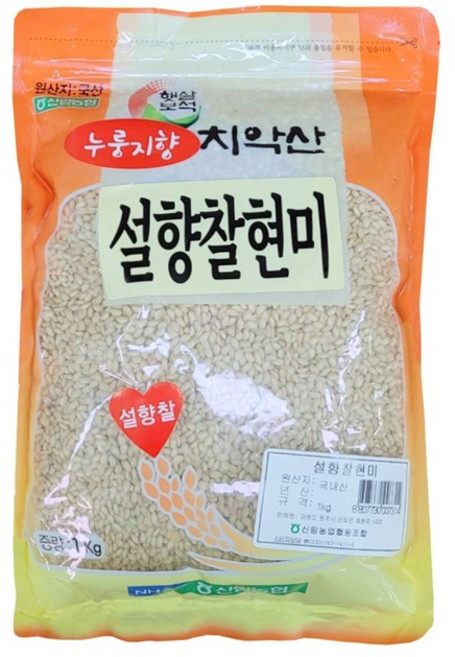 8807730007314 신림농협 치악산 설향찰현미 누룽지향 설향미 1kg, 1개