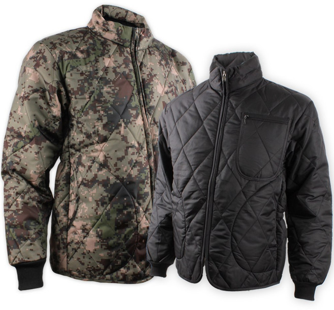 [웰하임] 국산 차이나형 깔깔이 누빔자켓