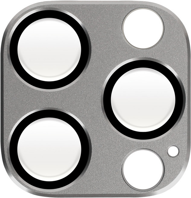 커버지원 카메라 렌즈 메탈 강화유리 일체형 필름, 1개