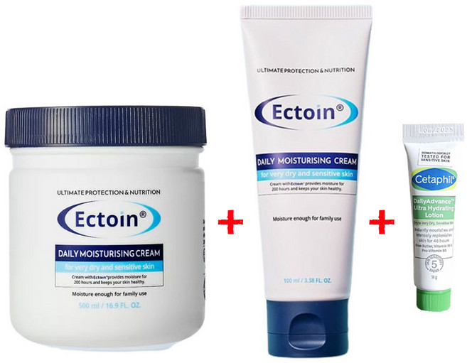 쟈스 엑토인 데일리 모이스처라이징크림 500ml + 100ml + 세타필로션14g, 1개