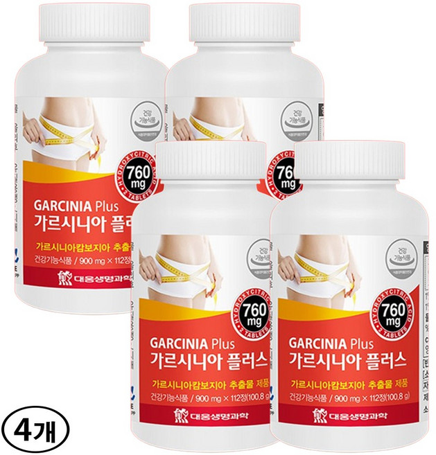[그다이마잇] 탄수화물 컷팅제 차단 가르시니아 플러스 다이어트 지방분해, 4개