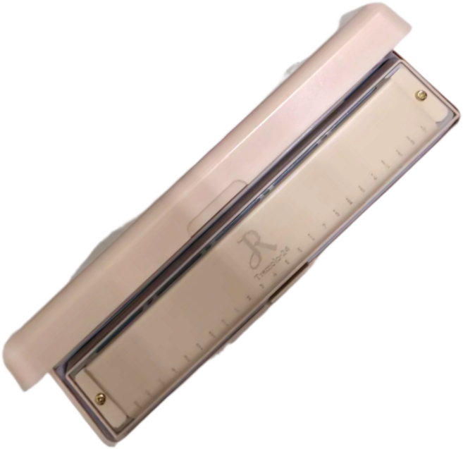 JDR 하모니카 AH-24 하모니카 복음 트레몰로 컬러, 1개, 화이트