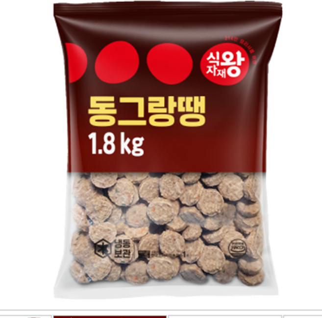 식자재왕 동그랑땡 1.8kg, 1개