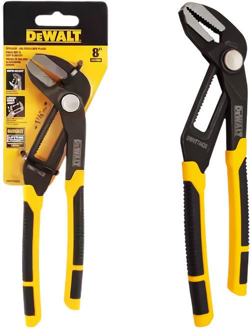 디월트공식대리점 8인치 첼라 직선형 만능 공구 플라이어 DWHT74426, 1개