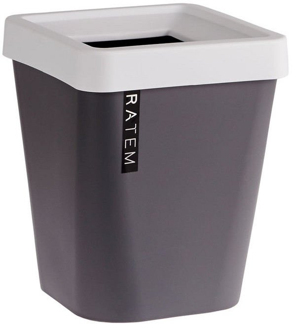 프라템 엣지 휴지통, 쿨 그레이, 1개