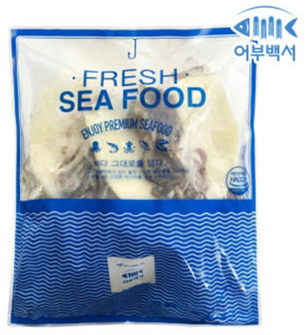 어부백서 중국산 오징어 4kg 할복 탈피, 1개