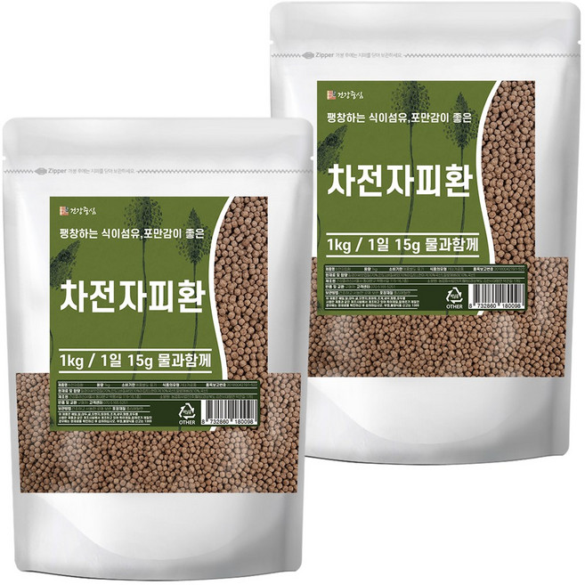 건강중심 차전자피 환, 2개, 1kg