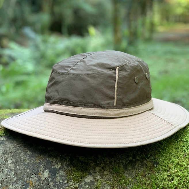 OT SHOP 工裝漁夫帽 奔尼帽 戶外登山帽 速乾防曬 大頭圍設計 卡其軍綠