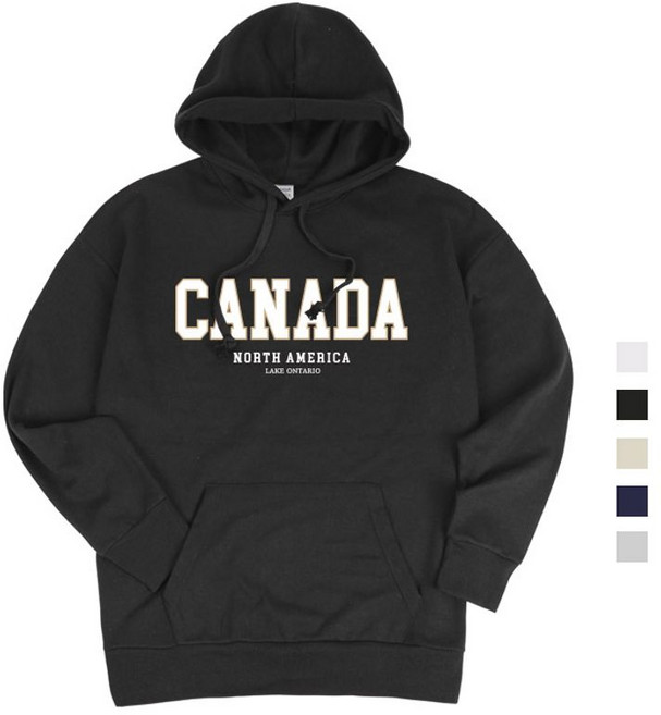 폴앤폴 CANADA 오버핏 남여공용 후드티 5컬러