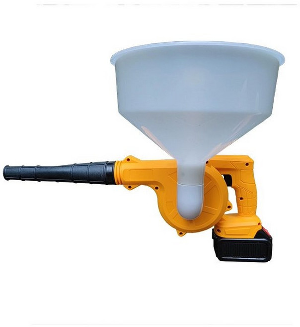 분말 살포기 농업용 전기 분무기 소독 방역 압축 농약 전동 동력, 충전 깔때기형 배터리1,충전기1(10코어강력), 1개