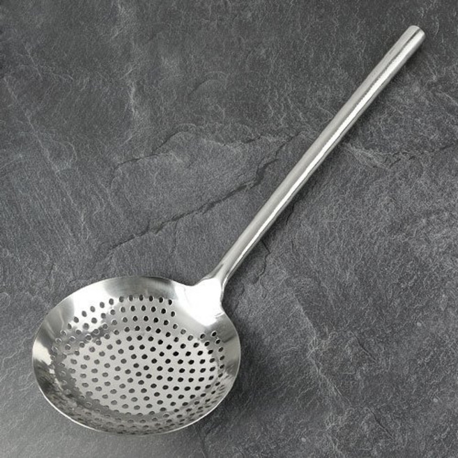 스텐 타공 중식 건지기 (3사이즈) 튀김 업소용 국자, 중, 1개