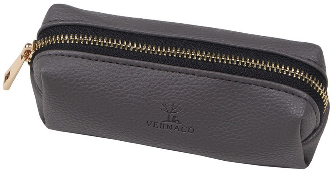 국산 6색 가죽 도장지갑 인감도케이스, 그레이