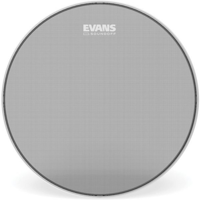 Evans dB 제로 드럼 헤드 싱글 플라이 쇼크 위브 메쉬 특징 저음량 10인치, Drumhead, 15 Inch