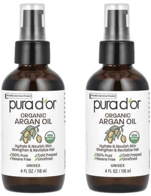 푸라도르 오가닉 아르간 오일 118ml x2팩, 2개