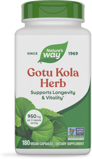 네이쳐스웨이 고투 쿨라 허브 950mg 베지테리안 캡슐, 180정, 1개