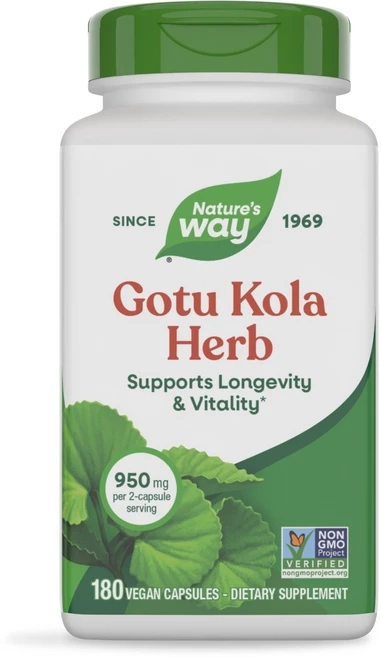 네이쳐스웨이 고투 쿨라 허브 950mg 베지테리안 캡슐, 180정, 1개 - 쿠팡