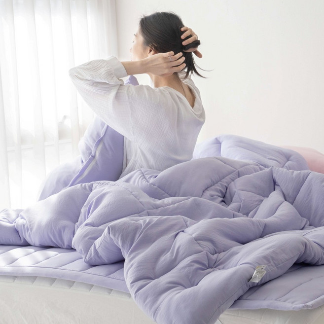 슬리안 부드러운 사계절 항균 옥수수솜 호텔 차렵이불 세트
