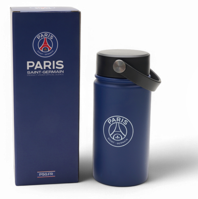 파리 생제르맹 브레이브 텀블러 12oz 보온 보냉 스테인레스 물병, 1개, 350ml, 블루