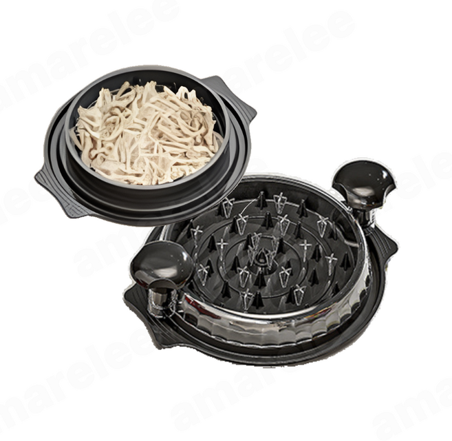 닭가슴살 찢기 슬라이서 고기 찢는 기구 야채다지기 닭가슴살분리기, 블랙, 5개