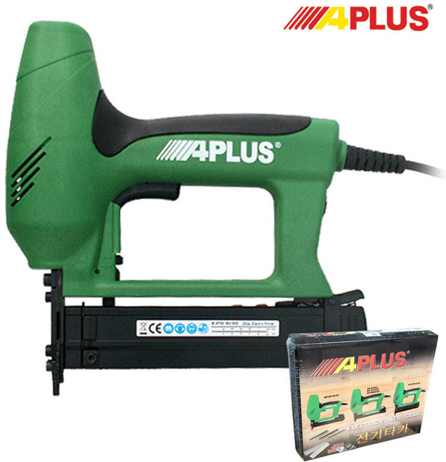 에이플러스 전기타카 EPO630 실타카 몰딩 목재 인테리어, 1개