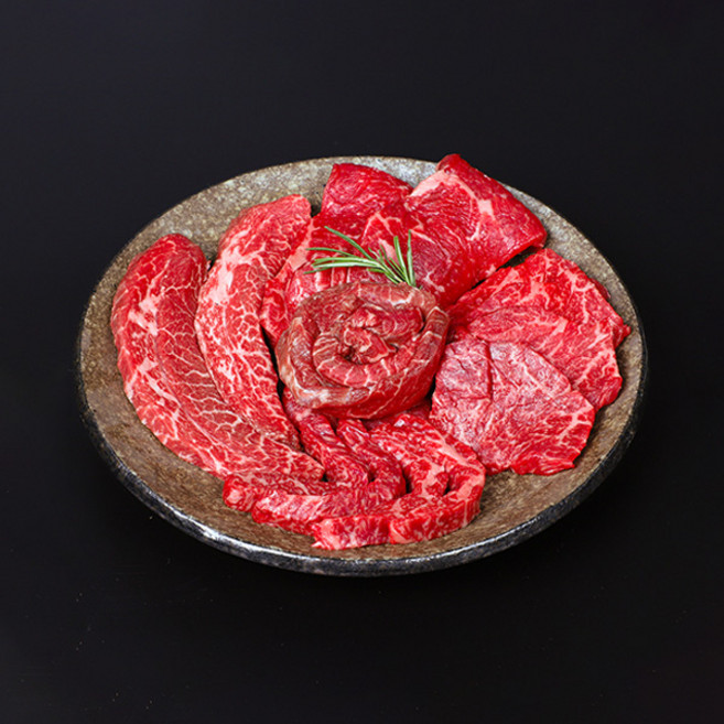 [베셀코] 1등급 국내산 안심 구이용 소고기 세트, 1세트, 1.2kg