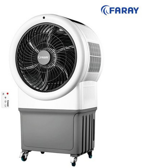 화레이 360도 회전그릴 대형 냉풍기 FK-W8800 이동식 냉방기 얼음선풍기 산업용 매장용, 상세 참조