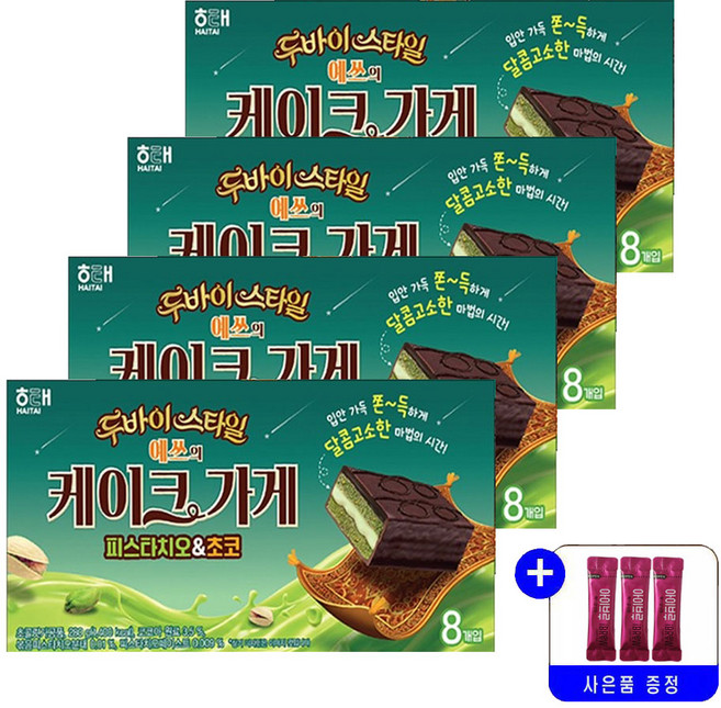 해태 예쓰의 케이크 가게 280g 묶음행사, 4개