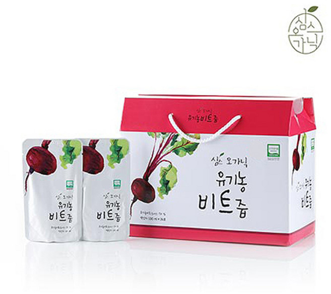 유기농 비트즙 100ml, 100개
