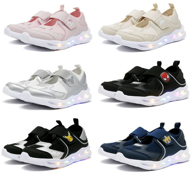 프리프리스 슈즈 산리오 외 LED 라이팅 샌들