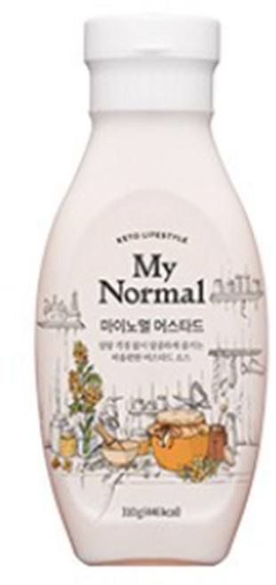 마이노멀 저당 허니 머스타드 소스, 310g, 1개