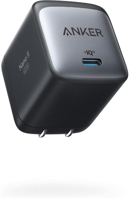 Anker Nano II 65W PD 充電器 USB-C GaN II 可折疊插頭 快充, 1個